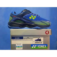 Chaussures de badminton d'été pour hommes For Hy Ultra Professional - Marine, semelle intermédiaire en EVA, fermeture à lacets, semelle extérieure en caoutchouc, doublure supérieure en mesh