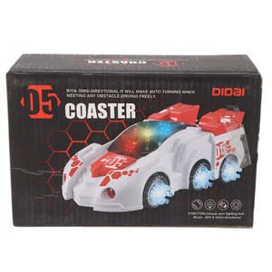 รถโคสเตอร์พร้อมดนตรีและไฟสำหรับเด็ก - สีขาว - Product Image 4