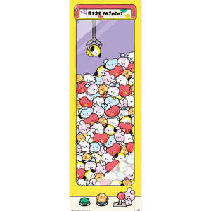 Póster para Puerta de Máquina Arcade con Diseño Moderno BT21 para Ocasiones de Cumpleaños - Product Image 1