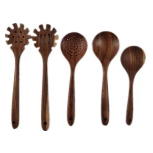 Couverts de cuisine écologiques avec boîte Cuillère à mélanger et à cuire en bois Cuillères de service en bois à long manche japonaises en vrac au meilleur prix - Product Image 6