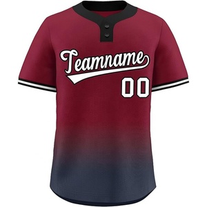 Camiseta de Béisbol Personalizada de Alta Calidad, Unisex, Transpirable, de Secado Rápido, Estampada, para Adultos, Tallas Grandes - Product Image 3