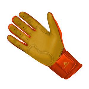 Guantes de bateo de béisbol ligeros para jóvenes de gran venta de cuero genuino de alta calidad fabricados profesionalmente a la venta - Product Image 4