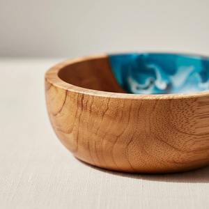 Nouveau Bol en Résine Polie Fantaisie pour Table de Cuisine, Salade, Nouveau Design Écologique, Léger, Durable, Vaisselle de Service, Hôtel - Product Image 5