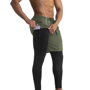 Leggings de Compresión para Yoga para Hombre, Transpirables, con Cintura Elástica, Spandex/Poliéster, para Flexibilidad y Ejercicio Diario - Product Image 1