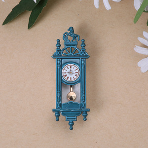 Orologio a Pendolo in Legno in Miniatura 1:12 di Alta Qualità per Casa delle Bambole, Accessori e Ornamenti per Mobili, Giocattolo per Soggiorno in Miniatura - Product Image 6