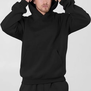 Sweats à capuche basiques pour hommes de sport, classiques et épais, service ODM personnalisé, sweats à capuche pour hommes pour temps froid, faible MOQ - Product Image 2