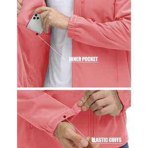 Chaqueta Softshell de Alta Calidad y Último Estilo para Hombre, Ropa de Trabajo, Chaqueta de Forro Polar Negra para Exteriores - Product Image 6