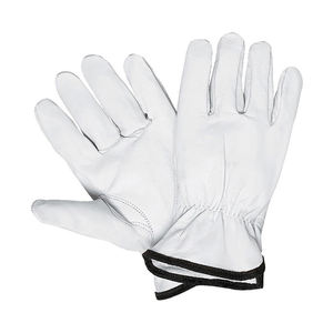 Patch de paume renforcé Keystone Thumb Gants de conduite en cuir de vachette pleine fleur Gants de sécurité pour conducteur doux, confortables et durables - Product Image 4