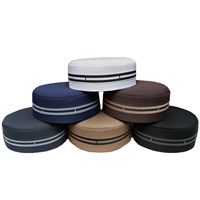 Chapeau de prière musulman Kufi Junoon personnalisé avec logo, en polyester et coton, vente en gros, couvre-chef islamique léger et respirant pour hommes