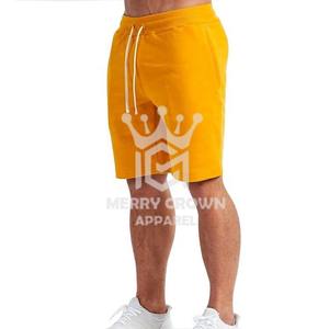 Gimnasio Fitness Wear Hombres Fleece Sweat Shorts Transpirable Primavera Verano Moda Algodón Poliéster Sudor Wicking Pantalones cortos Hombres - Product Image 2