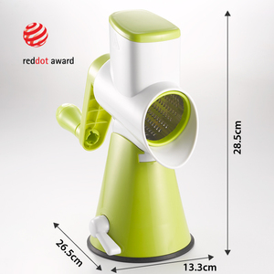 Râpe rotative multifonction à manivelle pour légumes, outil de préparation des fruits et aliments pour la cuisine domestique - Product Image 3