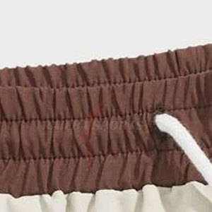 Shorts décontractés pour hommes style urbain, sur mesure, en coton de haute qualité, taille mi-haute élastique, motif uni, poches discrètes, respirants - Product Image 6