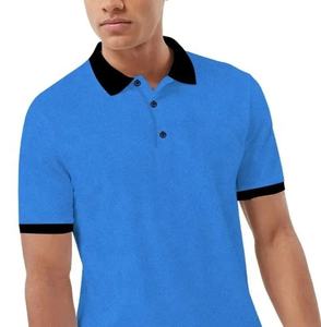 Logotipo bordado personalizado 2025 de lujo para hombre para camiseta Polo Camiseta de golf de punto de algodón y poliéster de alta calidad - Product Image 6