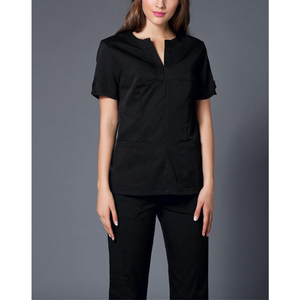 Uniformes médicos de Spandex de diseño personalizado para mujer de alta calidad de proveedores y fabricantes de uniformes médicos de enfermería - Product Image 3