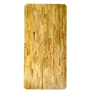 Robust 160x80cm <b>Rubber</b> Wood Tabletop MB028 with Rounded <b>Edges</b> - Product Image 1