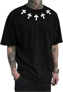 Camiseta con logotipo personalizado de algodón de alta calidad para hombres y mujeres, camisetas lisas unisex al por mayor, perfectas para marcas y Propietarios de boutiques 2025 - Product Image 3