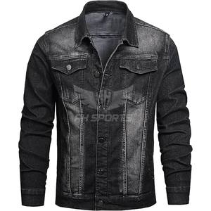 Vestes en jean de haute qualité pour hommes Styles déchirés vintage, Streetwear Slim Fit et vêtements d'extérieur coupe-vent pour l'hiver - Product Image 1
