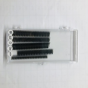 Extensiones de pestañas prefabricadas hechas a mano, ventiladores básicos, pestañas puntiagudas de volumen básico en tiras 3D 4D 5D 6D y ventiladores de rizos CC D M L - Product Image 4