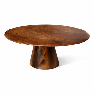 Mesa de Comedor Moderna de Lujo Estilo Rústico de Madera Maciza de Mango, 110 cm, Tamaños Personalizados, Muebles Ecológicos al por Mayor de Fábrica B2B - Product Image 1