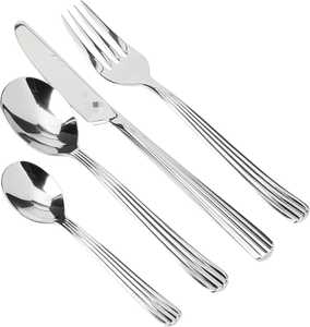 Ensemble de couverts en métal faits à la main, durables pour un usage régulier, comprenant cuillère, fourchette et couteau avec manche en métal, idéal pour les fêtes - Product Image 2