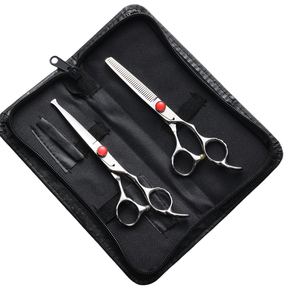 Ciseaux de coupe de coiffure multicolores en acier inoxydable 440C de haute qualité - Product Image 1