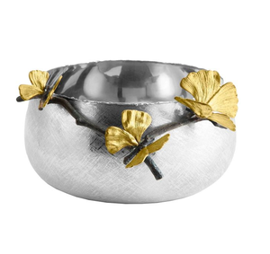 Bol à fruits doré en acier design avec rangement décoratif martelé pour fruits Bol en laiton en vente produit - Product Image 5