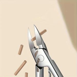 Cortaúñas profesional grueso de 1 pieza con cuerpo de acero inoxidable para el cuidado de las uñas y la eliminación de uñas encarnadas - Product Image 5