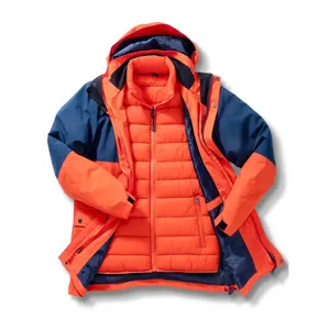 Giacca 3-in-1 Sostenibile in Ripstop, Impermeabile Riciclato con Molteplici Caratteristiche - Product Image 2