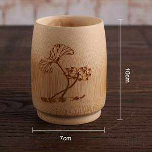 Hot Deal Natural <b>Bamboo</b> Coffee Cup With Customize Logo and Free Sample Handmade Sustainable Natural <b>Bamboo</b> Coffee Cup - Product Image 3