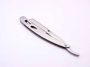 Navaja de Afeitar de Acero Inoxidable de Una Sola Hoja para Uso Personal o Profesional, Navaja de Afeitar Recta con Hoja Reemplazable, OEM MOQ 10 Piezas - Product Image 2