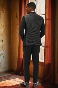 Costume de mariage pour hommes Smoking de marié Costume formel pour hommes Vêtements ajustés Vêtements de fête Veste de costume d'affaires - Product Image 2