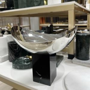 Plateau décoratif en acier inoxydable de luxe pour le Ramadan, pour l'accentuation de la maison et le service |   Couleurs et logo personnalisables - Product Image 2