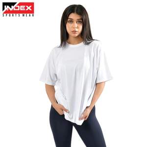 Camiseta de Estilo Urbano para Mujer, Camiseta Informal de Algodón para Chicas, Estilo Moderno - Product Image 2