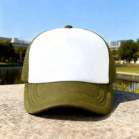 Gorra de Béisbol de 5 Paneles con Logotipo Personalizado Bordado, Gorra de Camionero de Espuma con Malla y Características Comunes del Tejido