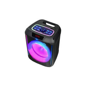 Reproductor de Karaoke Inalámbrico con Bajos Estéreo Netzy SAFG-D907 de 8 Pulgadas con Pantalla LED Digital, Radio FM, Micrófono, RGB y TWS - Product Image 5