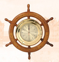 Rueda de Barco Náutica de Estilo Vertical Art Deco Antigua, de MDF Ecológico, para Colgar en la Pared, Ideal para Cumpleaños, Pascua, Hogar, Oficina o Casa de Playa
