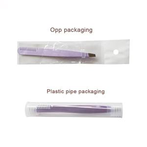 Pinzas de Acero Inoxidable con Punta Puntiaguda, Herramienta de Precisión Duradera para Depilar Cejas, Separar Pestañas y Maquillaje - Product Image 2