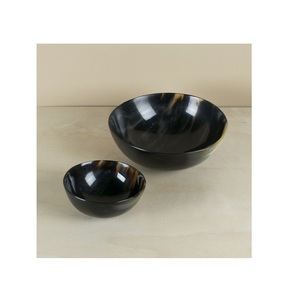 New Design Homemade Natural Horn Flatware Bowl Unique Style Kitchen Accessories Hotel Home Restaurant <b>Supplies</b> Horn Dough Bowl - Product Image 2