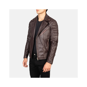 Wholesale Custom Winter Leather <b>Jacket</b> for Men 2023 Custom Bomber <b>Jacket</b> Slim Plus Size Design - Product Image 2