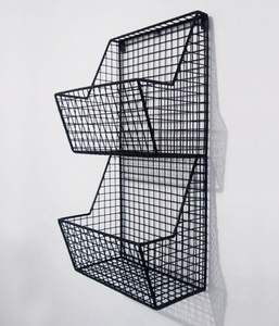 Durable wrought iron <b>spice</b> <b>rack</b> with powder coated finished resistant to rust and ideal for long term kitchen use - Product Image 3