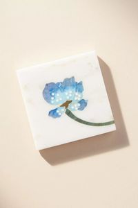 Venta al por mayor de posavasos de mármol con incrustaciones florales, posavasos de bebidas hechos a mano con incrustaciones de nácar, proveedor de Decoración de mesa de lujo - Product Image 3