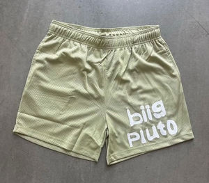 2024 nuevos pantalones cortos de verano para hombre Beach Jogger 100% algodón malla de secado rápido tamaño personalizable (XS 6XL) sublimación sólido transpirable - Product Image 5