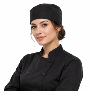 Modern Women <b>Chef</b> Cap Kitchen <b>Hat</b> Custom Design Breathable Fabric Adjustable Fit Comfortable Professional Restaurant Workwear - Product Image 1