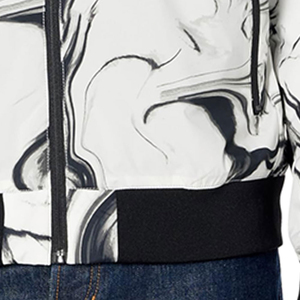 เสื้อแจ็กเก็ตบอมเบอร์กันลมผู้ชายเสื้อแจ็คเก็ตเบสบอลนักบินลำลองแนวสตรีทเสื้อผ้าผู้ชาย - Product Image 2