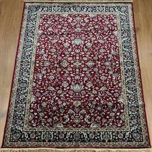 High Quality Machine Made High Pile Wool Eco-Friendly Floral Mughal Design Red Area <b>Rug</b> for Living Room - Product Image 1