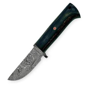 High Quality Customized Damascus Steel Hunting Skinner Knife with Premium Leather Sheath Fixed Blade Knife OEM Support - Product Image 5