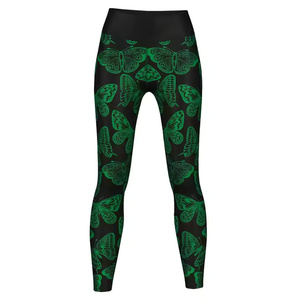 Customized 2025 High Quality Elastic Waist Fitness Pants Top Design Sublimated Yoga Leggings <b>Tight</b> Fitting Print <b>Pattern</b> for - Product Image 1