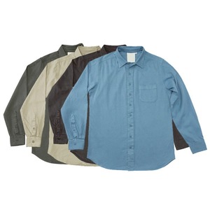 Camisa de Sarga de Cáñamo Suave para Hombre, Camisas de Algodón Orgánico, Camisa de Trabajo de Manga Larga para Hombre, Blusa Ecológica con Botones, Ropa para Hombre - Product Image 1