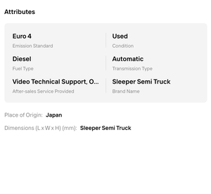 Best!! Excellent Used 2018 <b>Freightliner</b> Cascadia 125 Sleeper Semi <b>Truck</b> 71 Integral Sleeper 475HP 10Speed Manual Ship Worldwide - Product Image 5