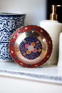 ชามตกแต่งดีไซน์ดั้งเดิม ของตกแต่งบ้านสุดหรูสำหรับห้องนั่งเล่น โต๊ะอาหาร และการจัดแสดงบนโต๊ะ ขายส่งจากอินเดีย - Product Image 4